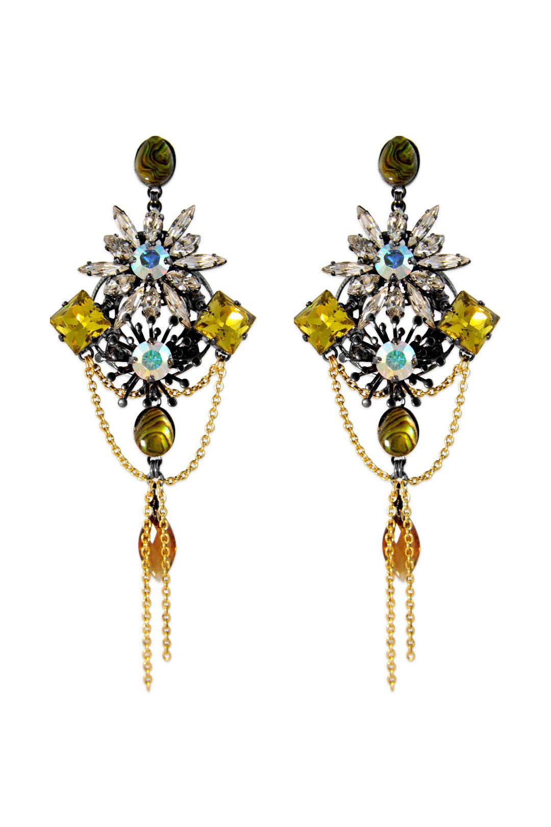 In the Mood For Love Earrings by Erickson Beamon