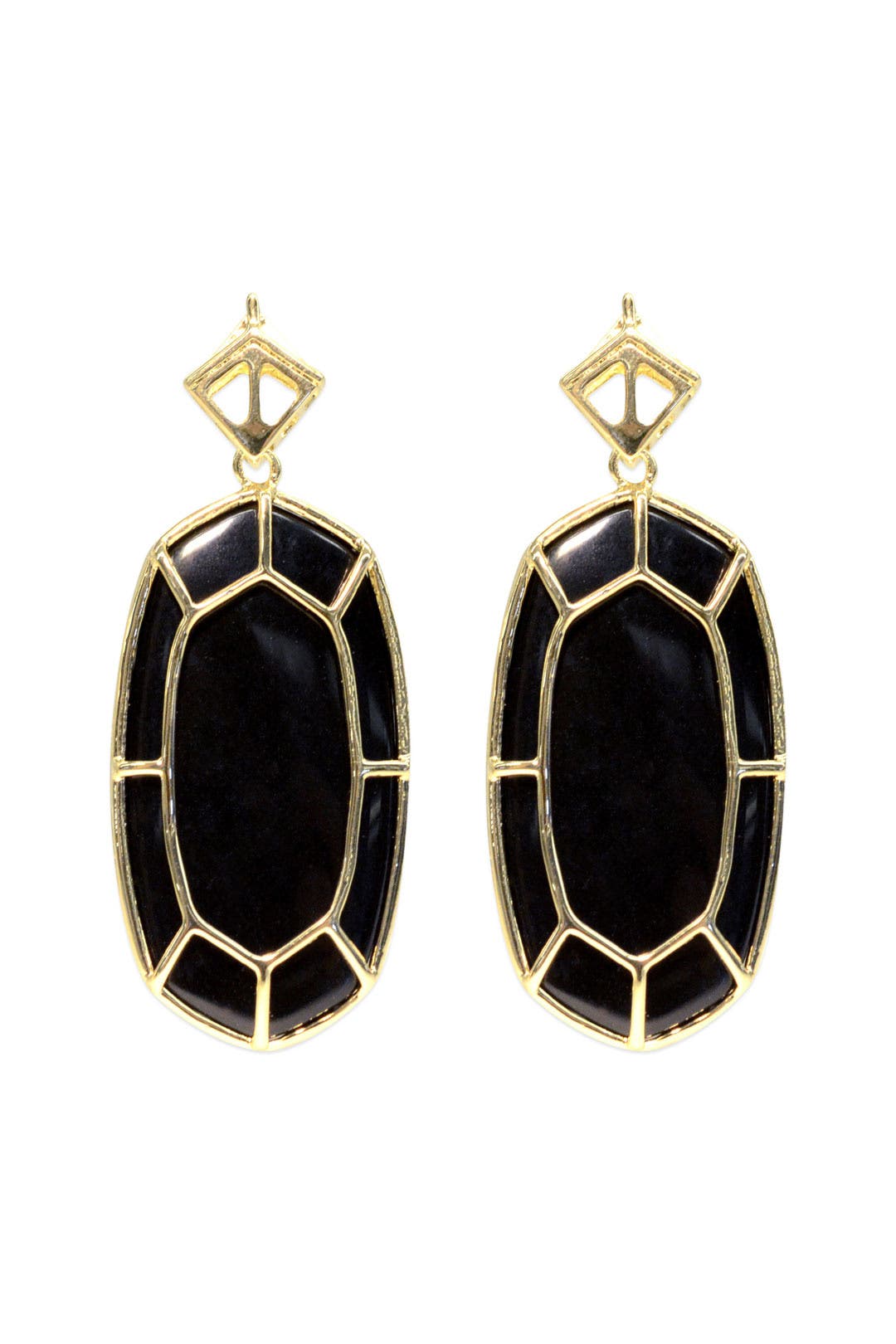 Black Della Earring by Kendra Scott