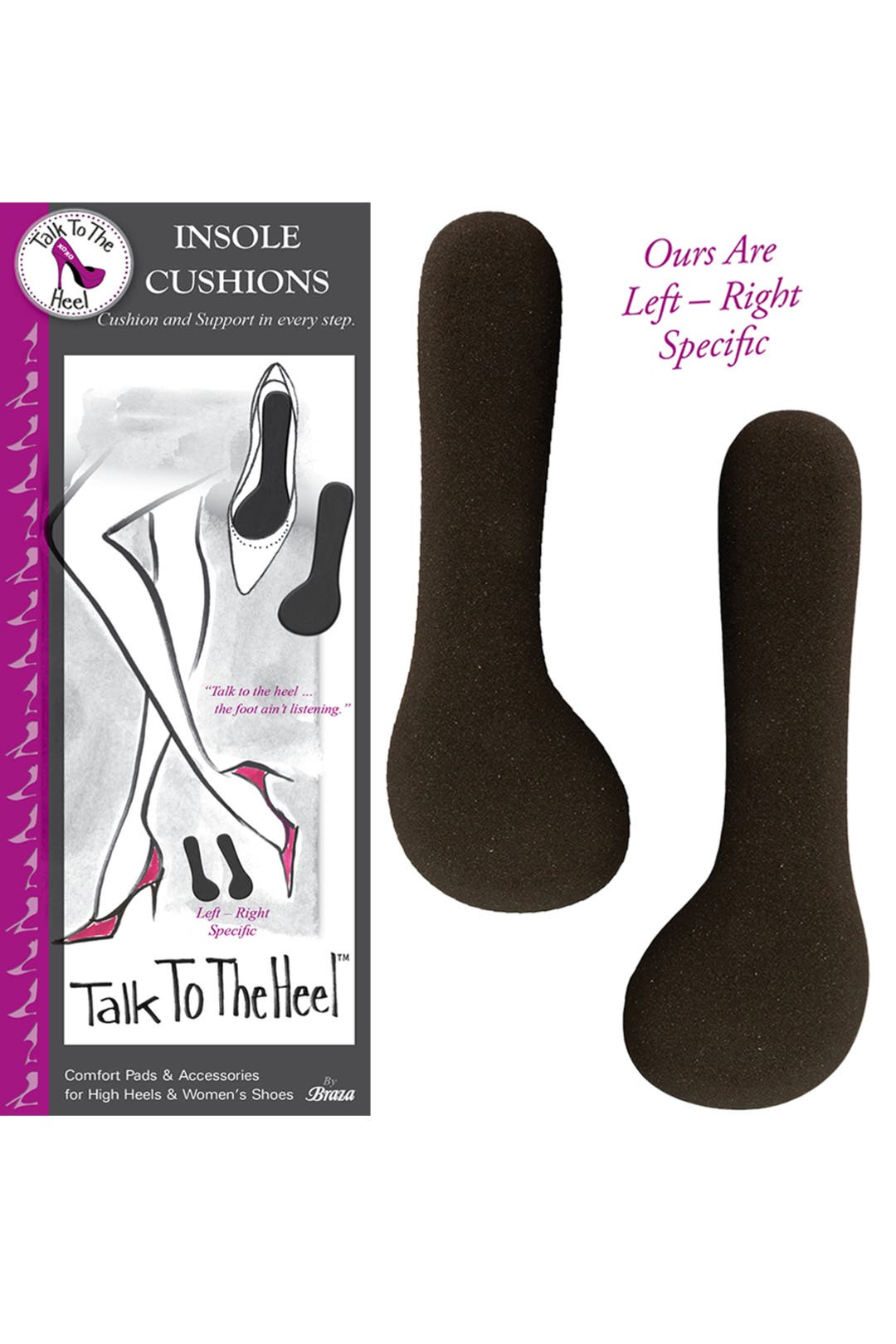 Insole Cushion by Talk to the Heel by Braza
