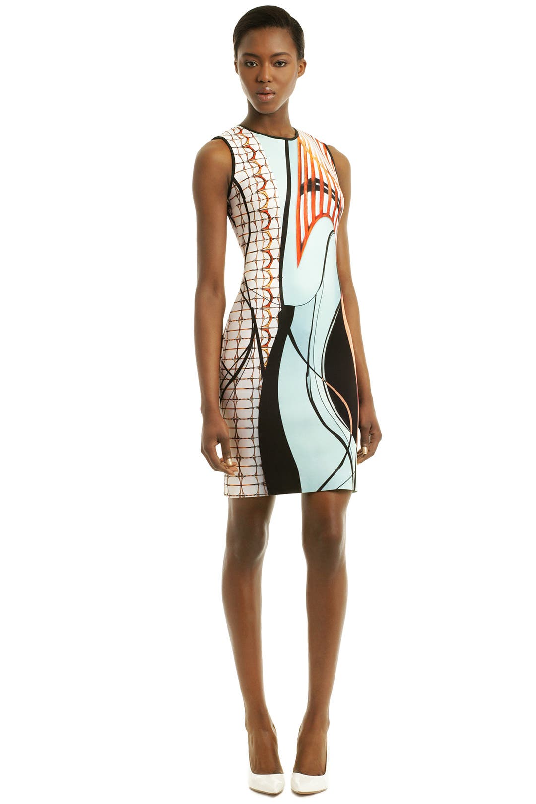 Palm Springs Print Dress by Clover Canyon