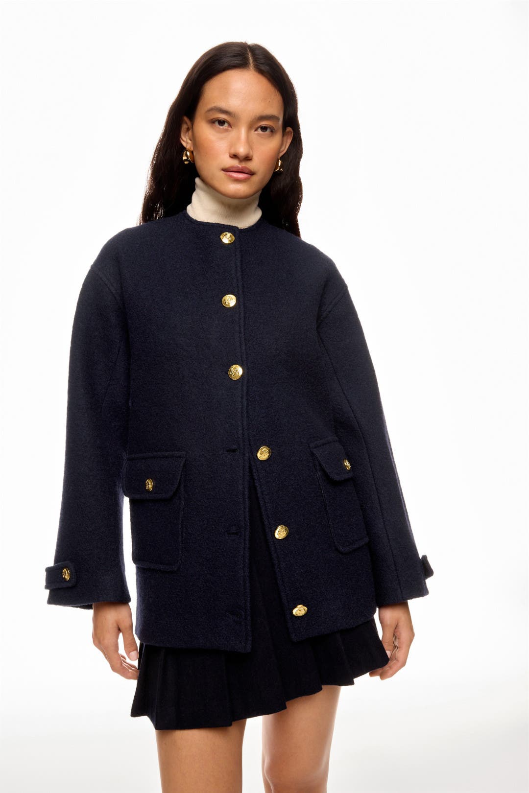【ALUDE 】gold line luxury tweed jacket ALUDE SELECT】gold line luxury tweed jacket | 【ALUDE】韓国