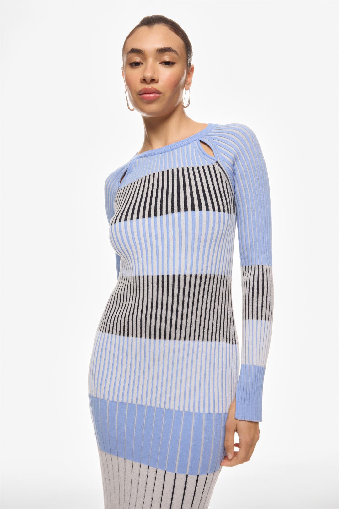 Serena Striped Knit Maxi Dress