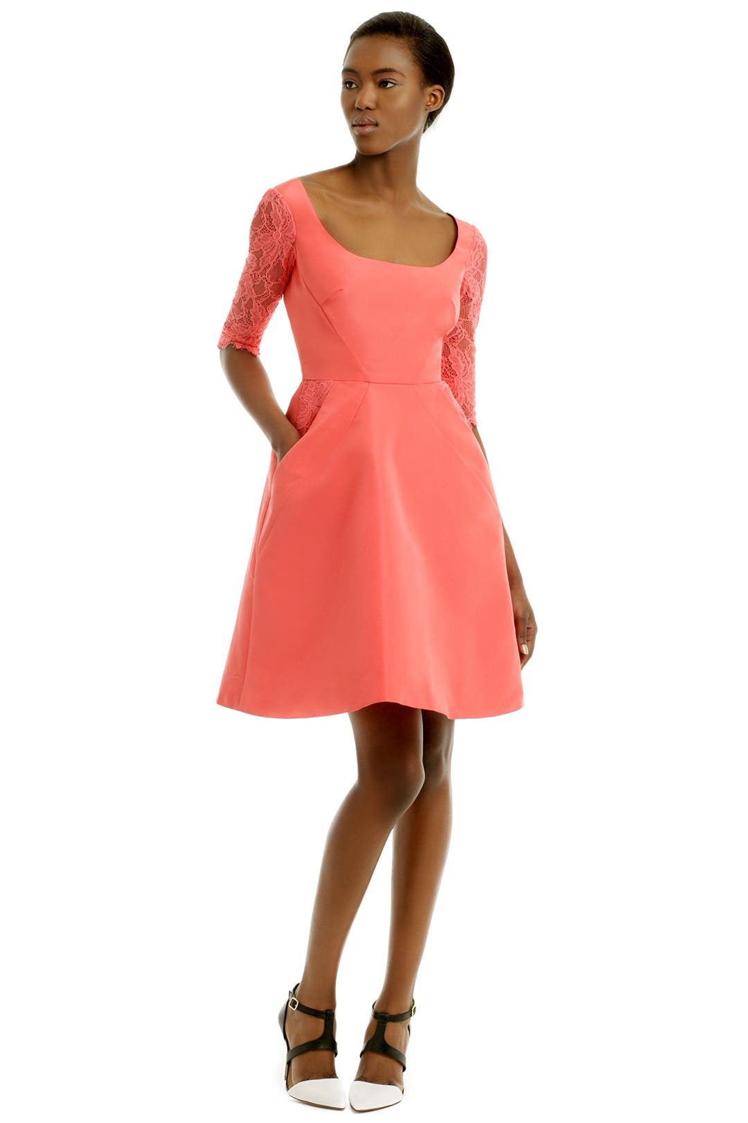 Peach Kiss Dress by Monique Lhuillier