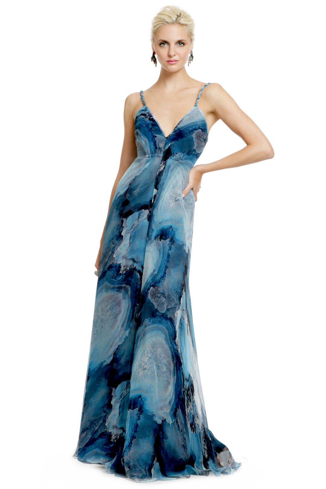 Deep Sea Storm Gown by Carlos Miele