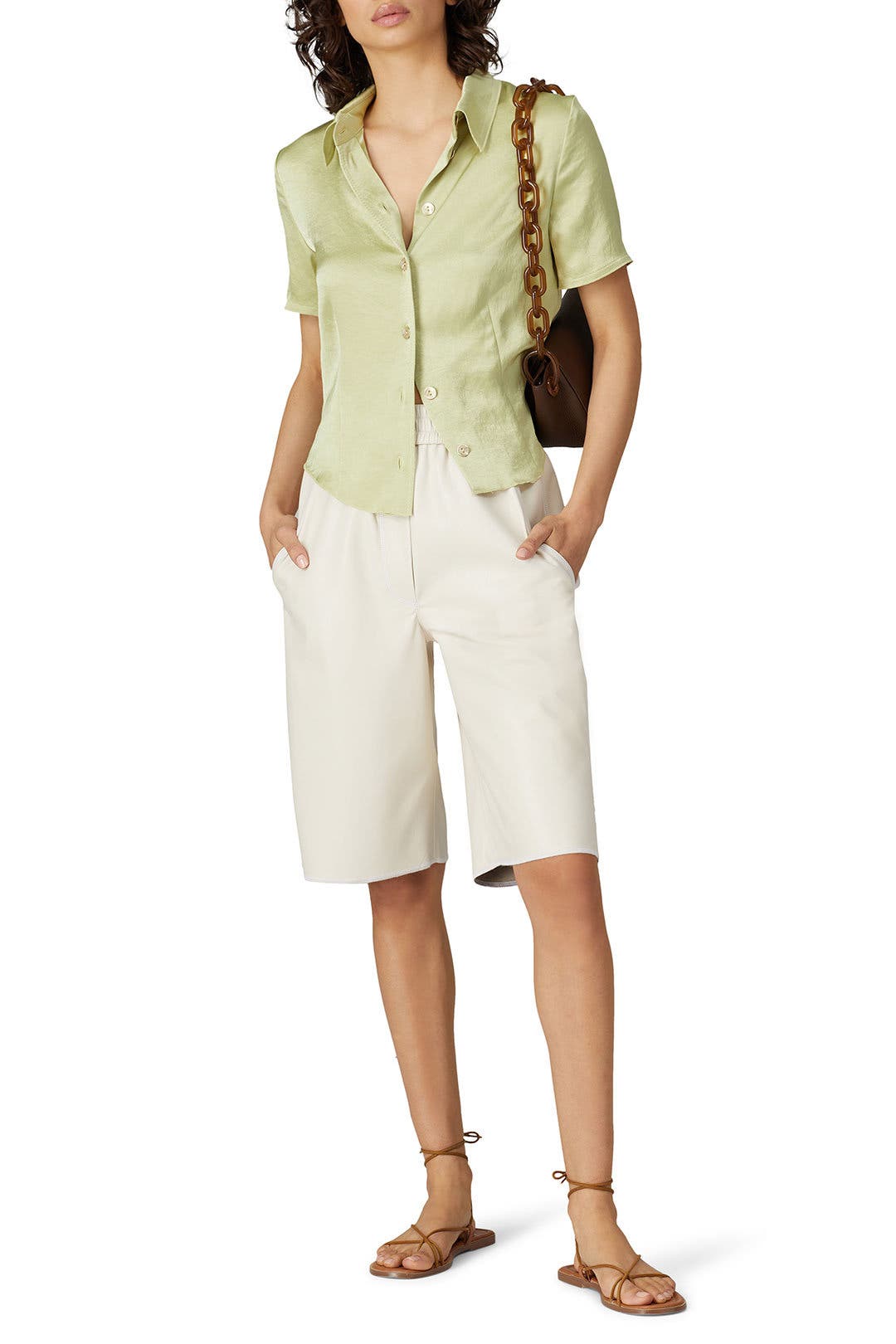 nanushka clare shirt
