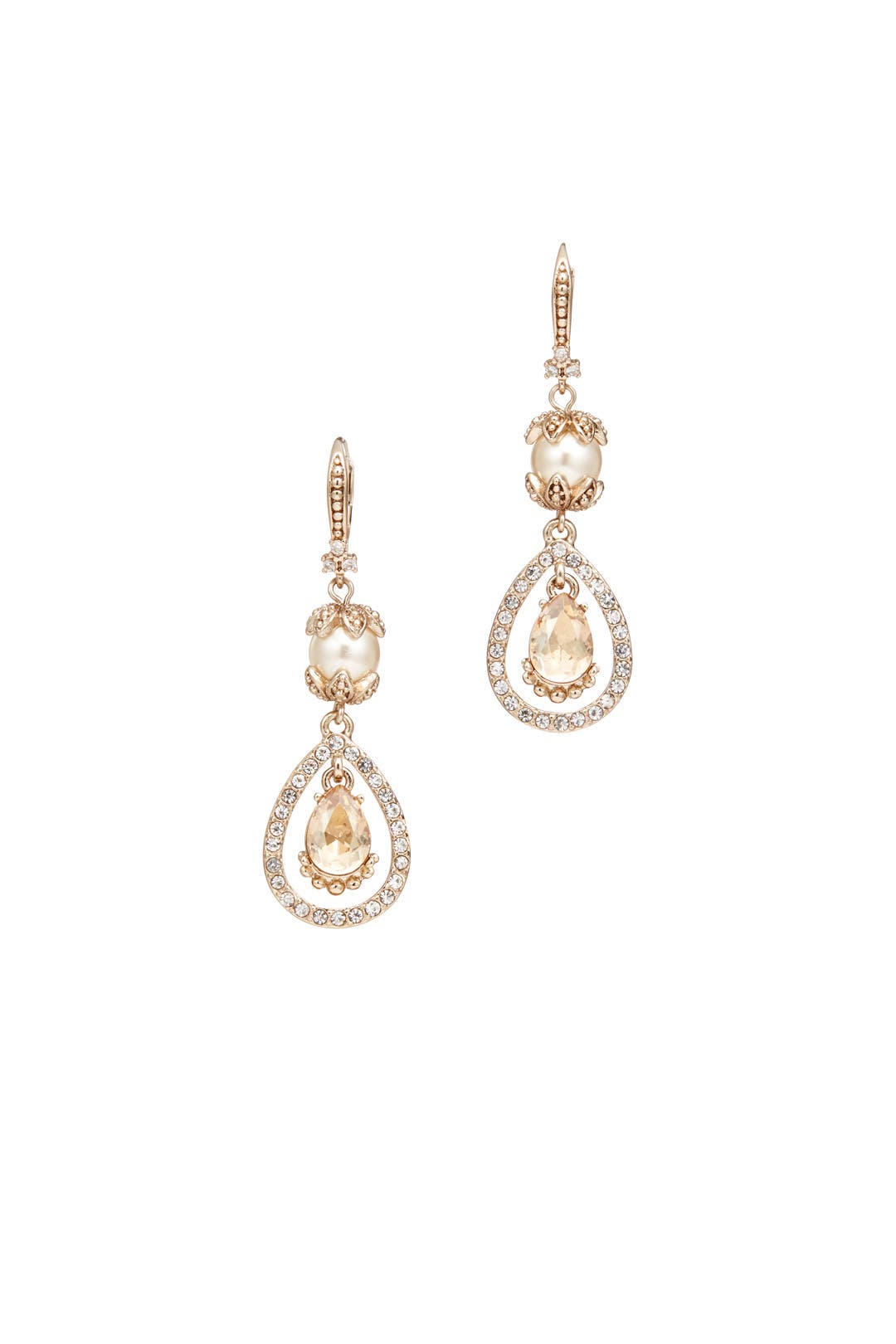 Windsor Double Drop Earrings by Marchesa Jewelry Rent the Runway