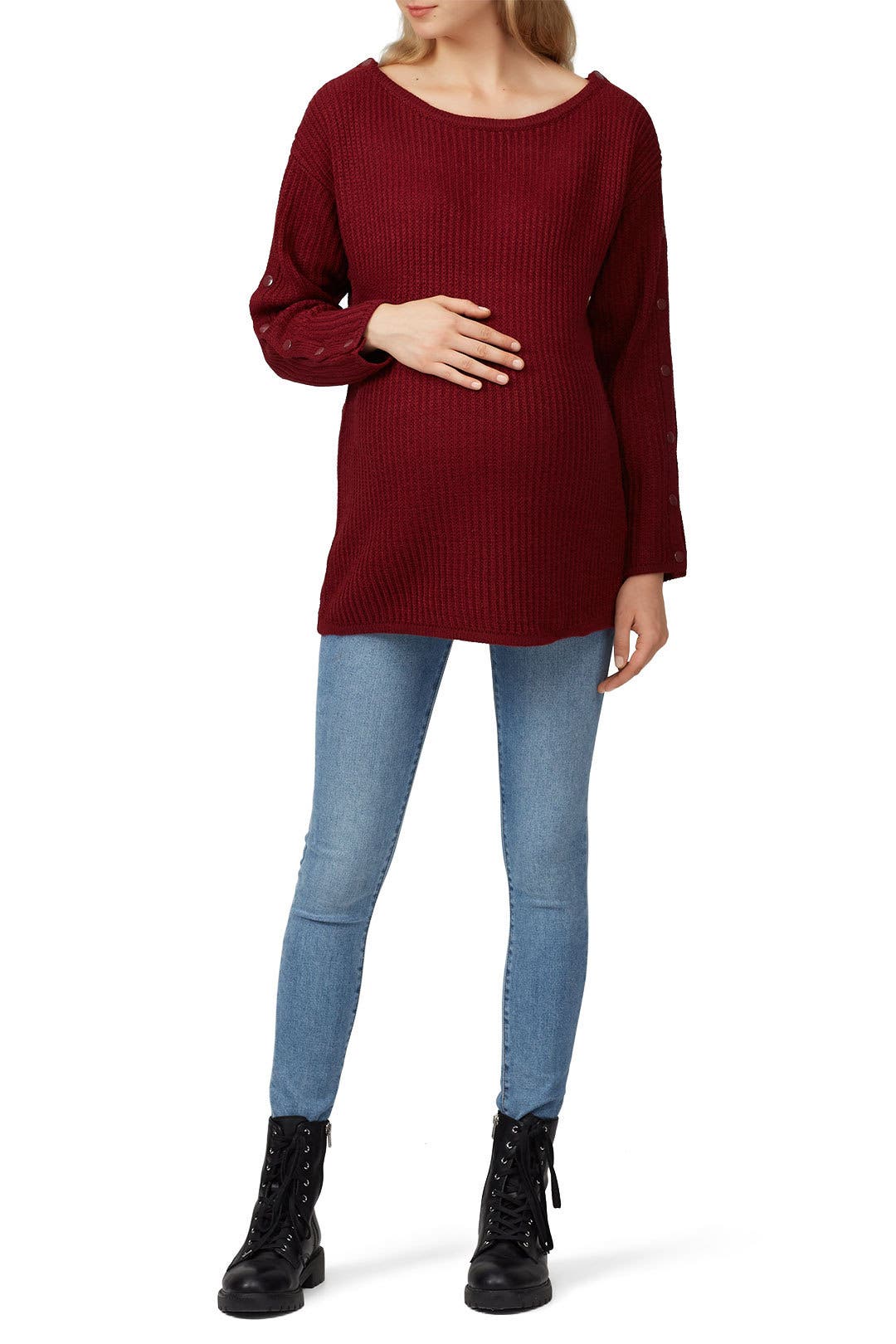 Odette Nursing Maternity Sweater by NOM Maternity Rent the Runway