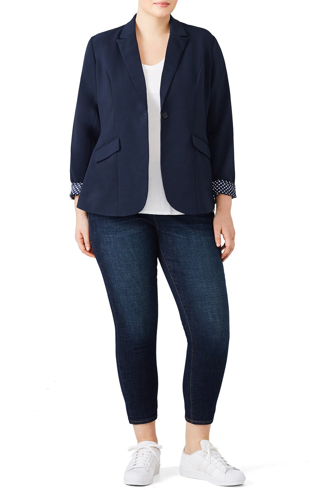 Spot Lining Blazer by City Chic for 50 Rent the Runway