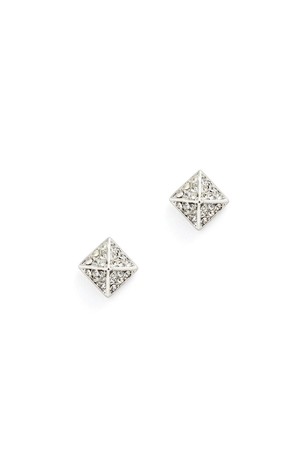 Petite Pave Pyramid Studs by Jules Smith