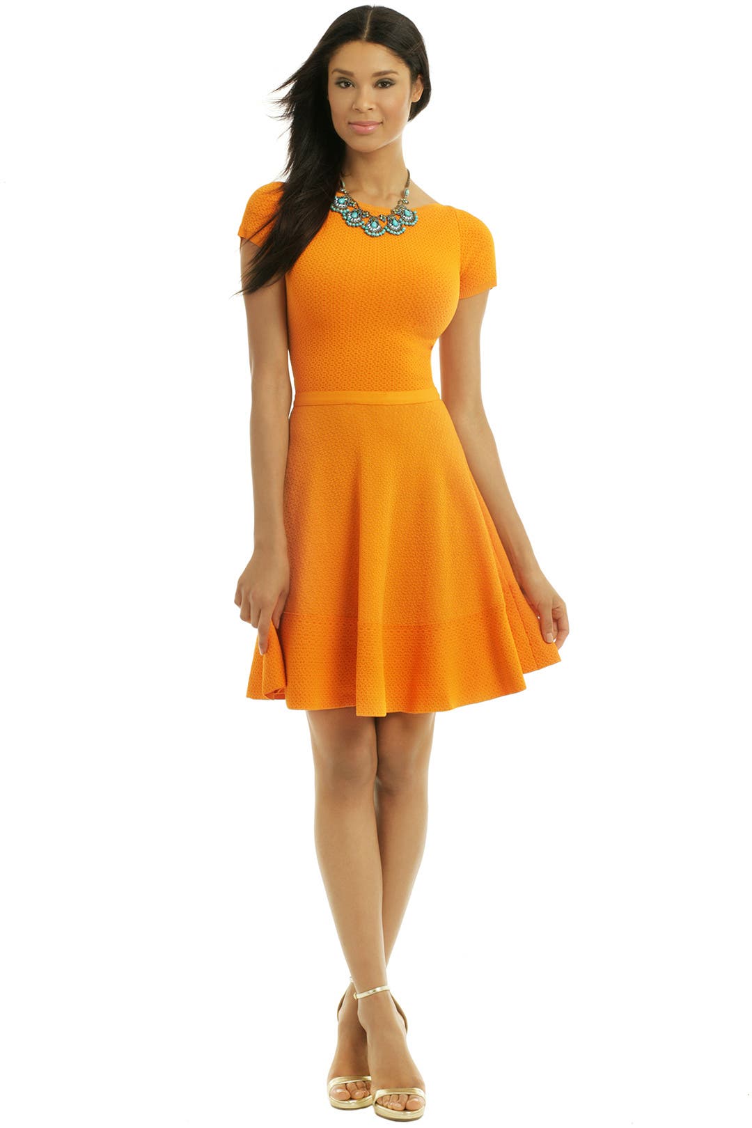 Out Of This World Orange Dress by No. 21