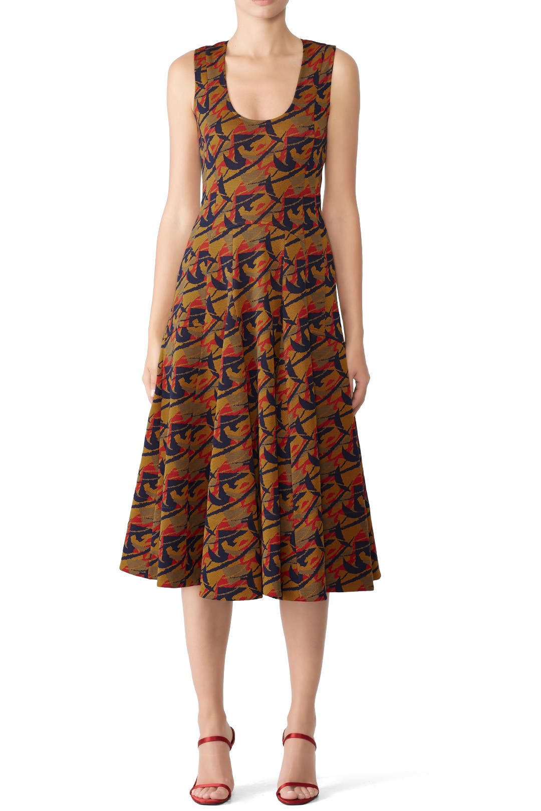 Camel Multi Hamm Dress