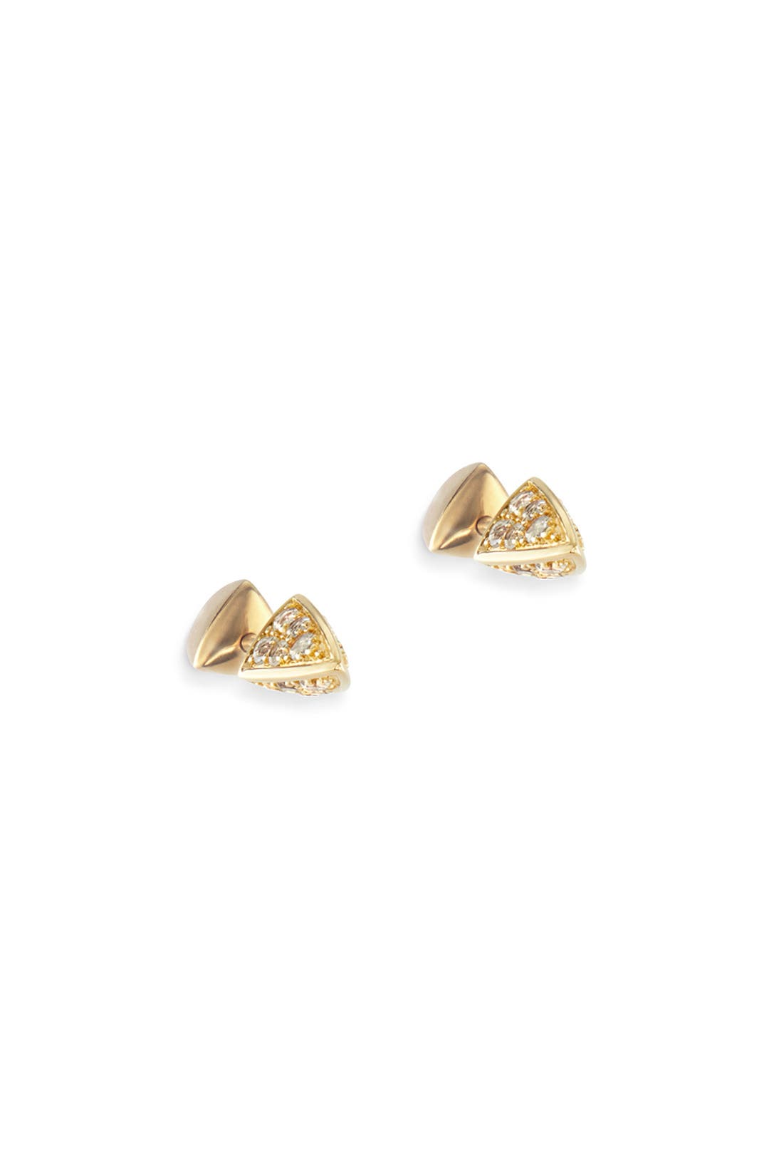 Vogel Pave Stud Earrings by Elizabeth and James Accessories