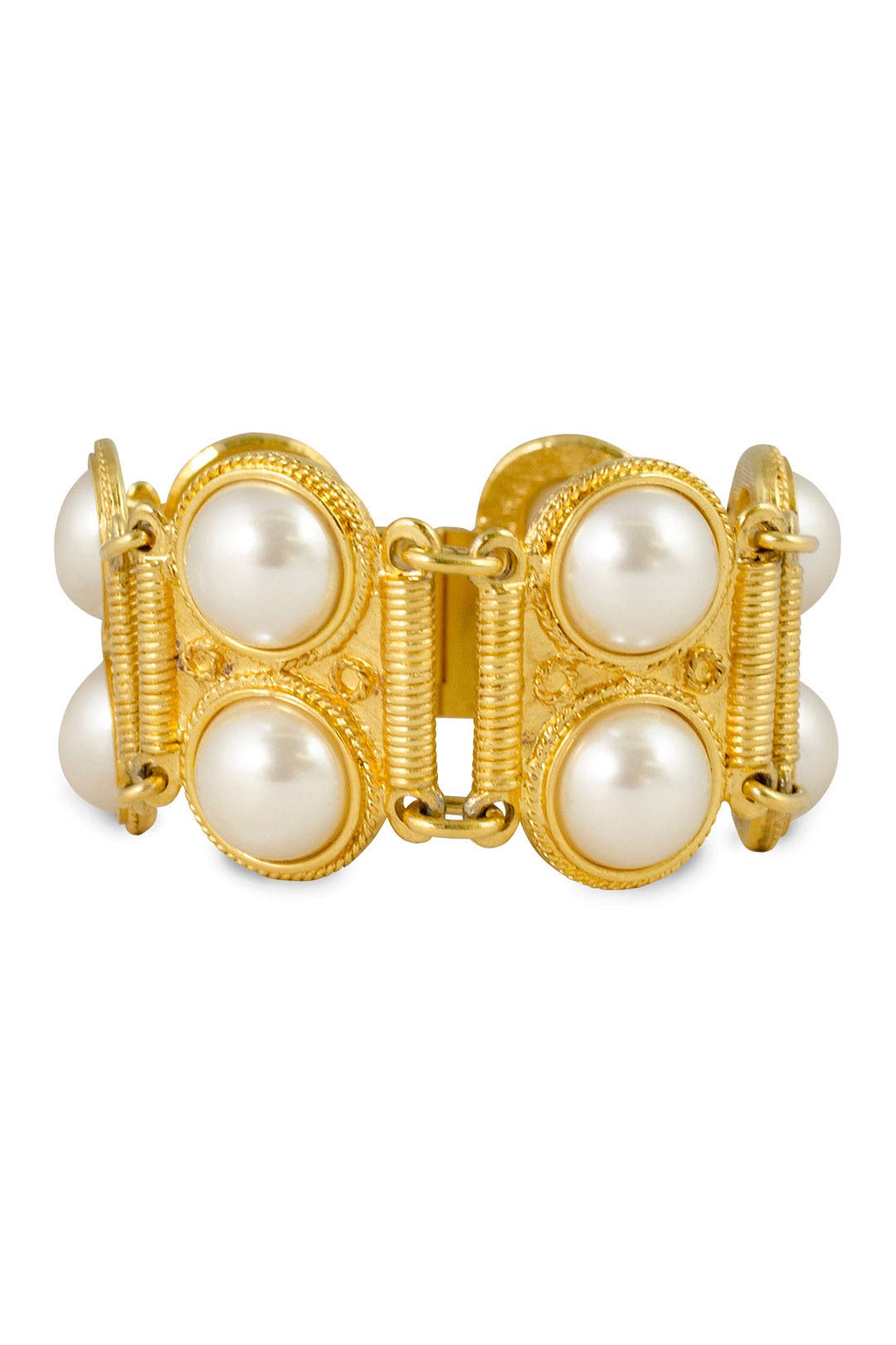Coupled Pearls Bracelet by Ben-Amun