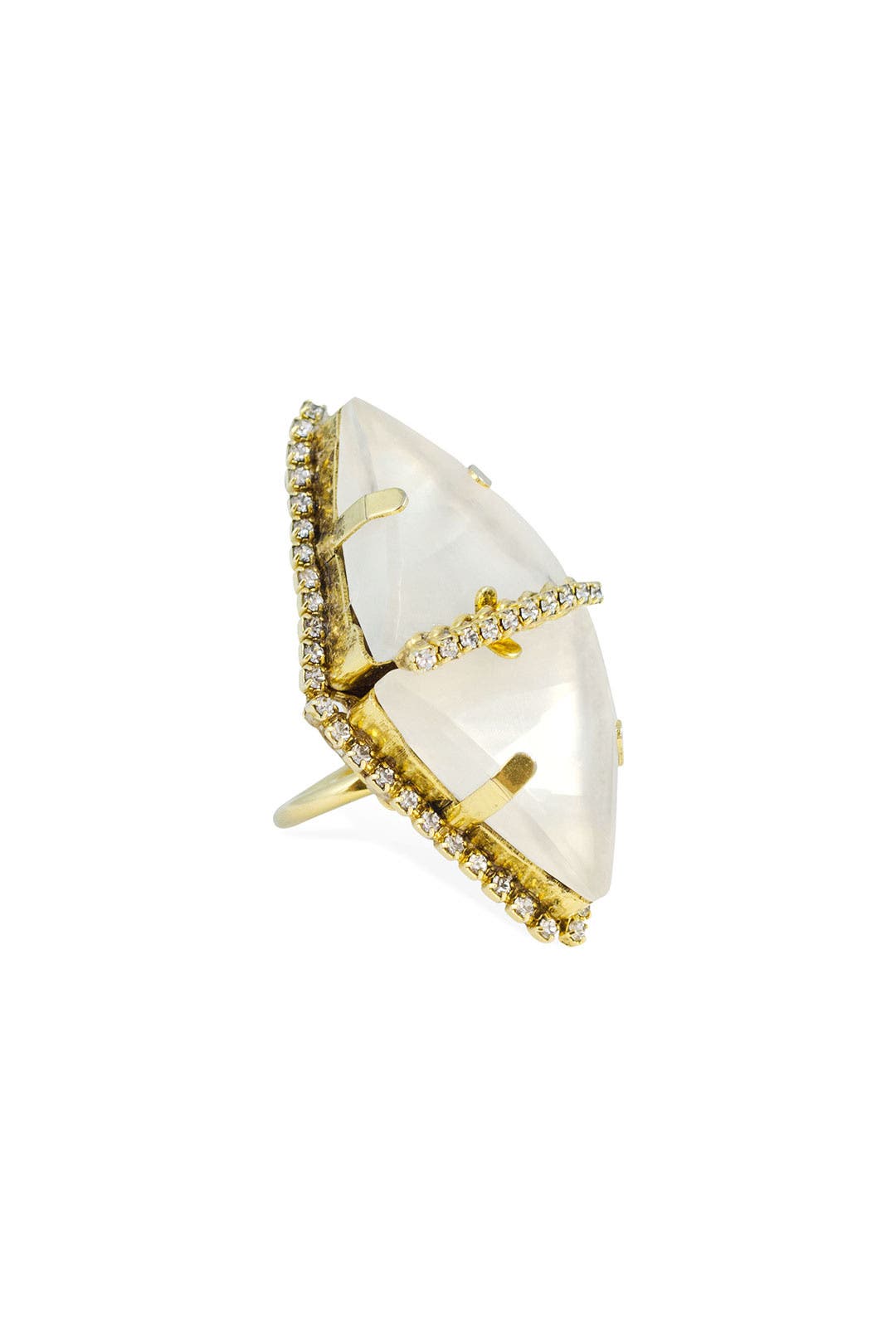 Whiter Shade of Pale Ring by Erickson Beamon