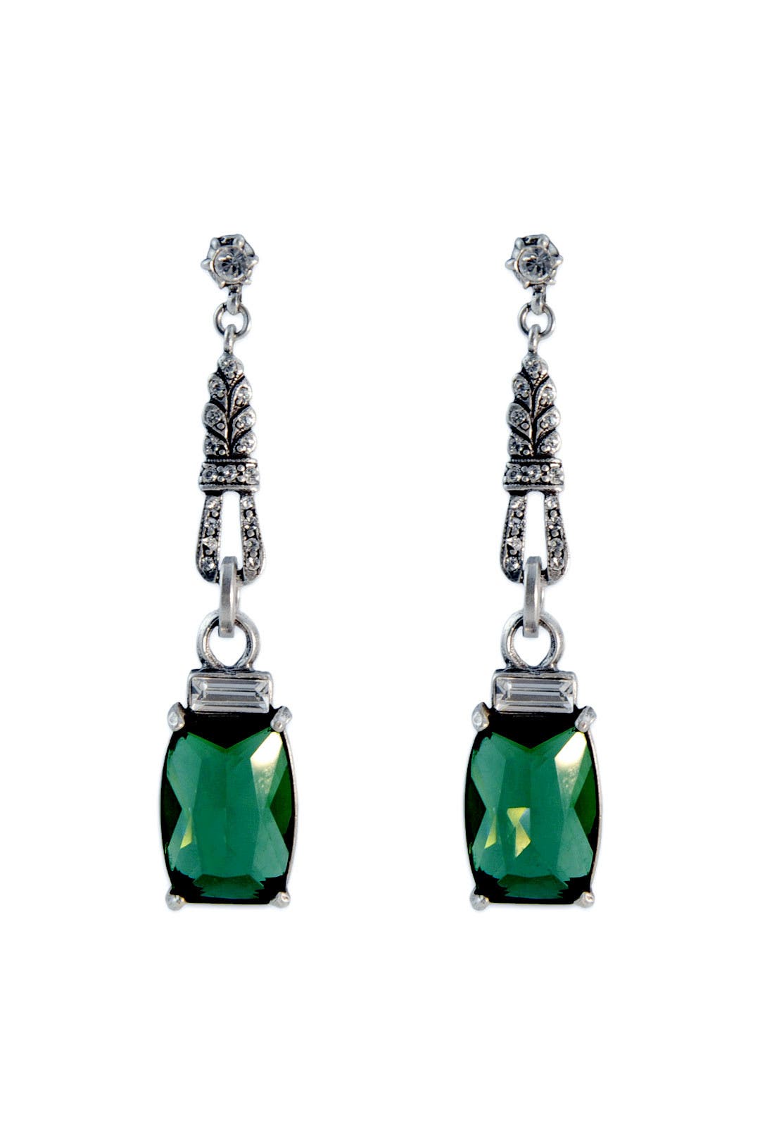 Emerald Nouveau Drops by Gerard Yosca