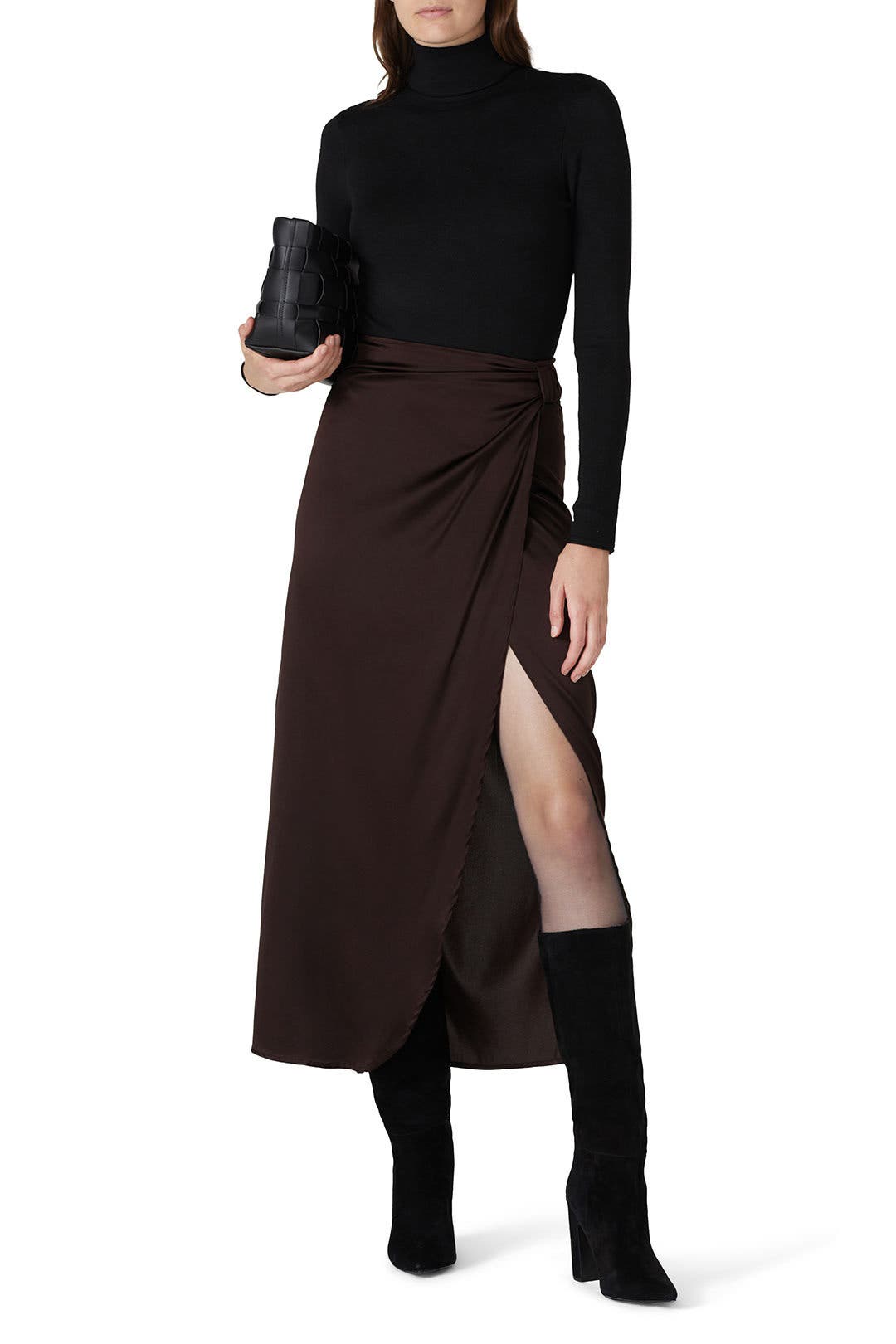 【関税&送料込】THE ANDAMANE Skirts Brown Mini skirt The andamane Brown size S International in