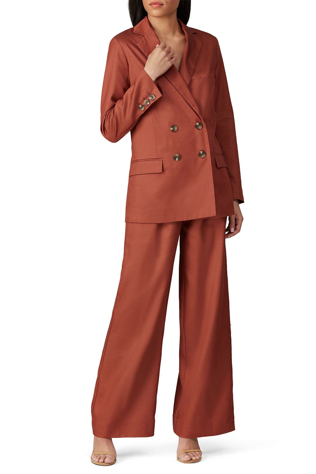 Rust Blazer by Sweet Baby Jamie | Rent the Runway