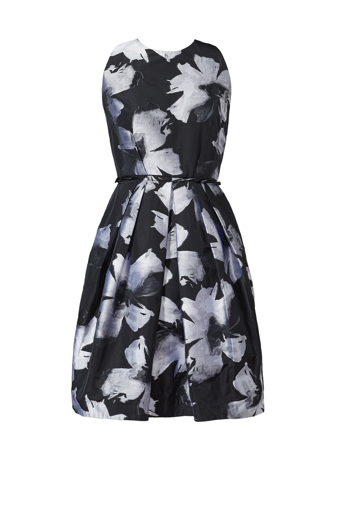 Racing Florals Dress by Carmen Marc Valvo
