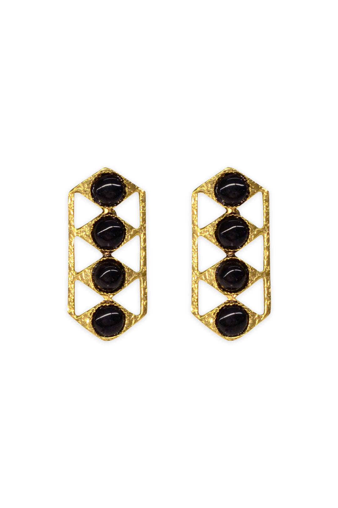 Hera Black Stud by Lulu Frost