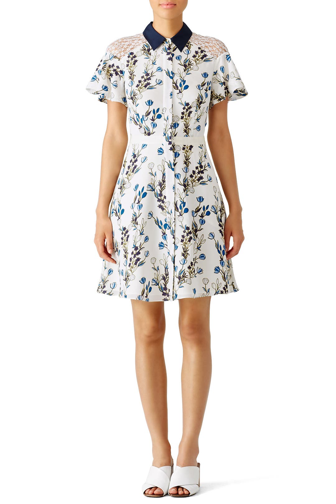 White Cloister Shirtdress by Draper James Rent the Runway