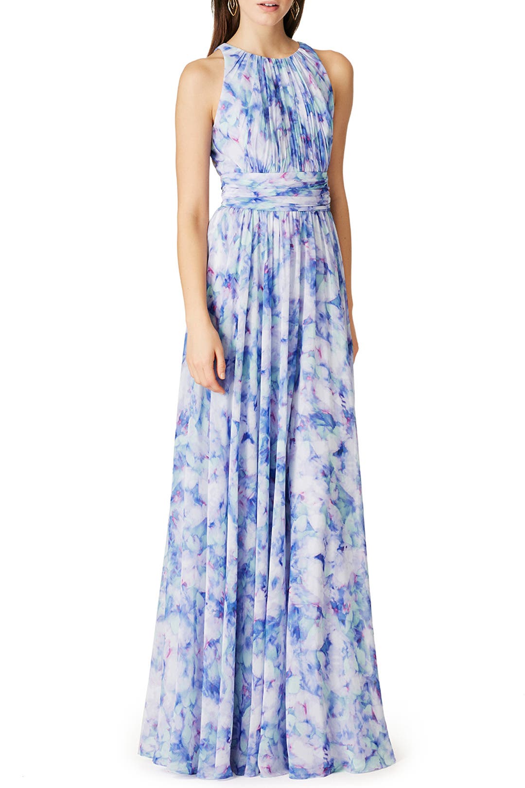 Water Lilies Maxi Dress by Badgley Mischka | Rent the Runway