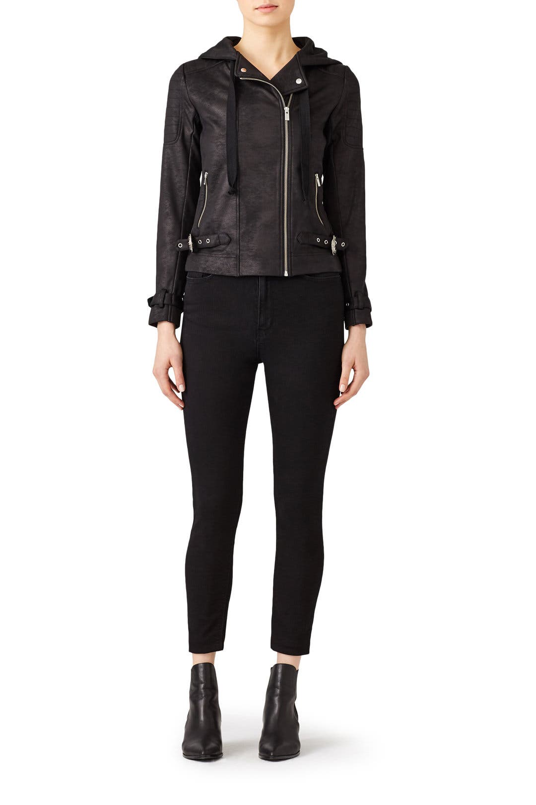 Leather Effect Jacket by The Kooples Rent the Runway