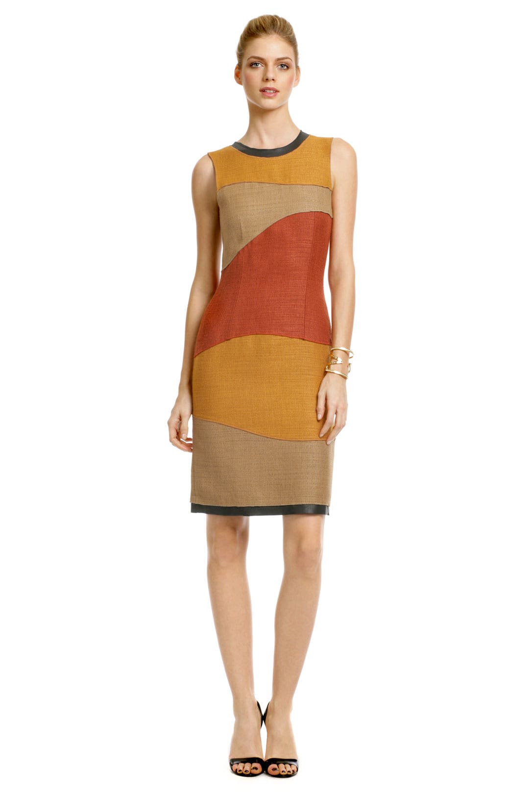 Patchwork Swirl Sheath by Proenza Schouler