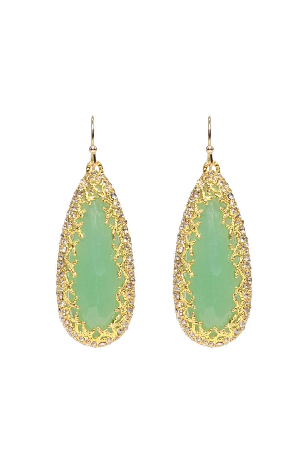 Seaglass Lattice Teardrops by Alexis Bittar