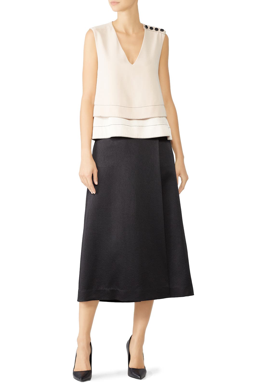 Black Skirt Pants by Theory Rent the Runway