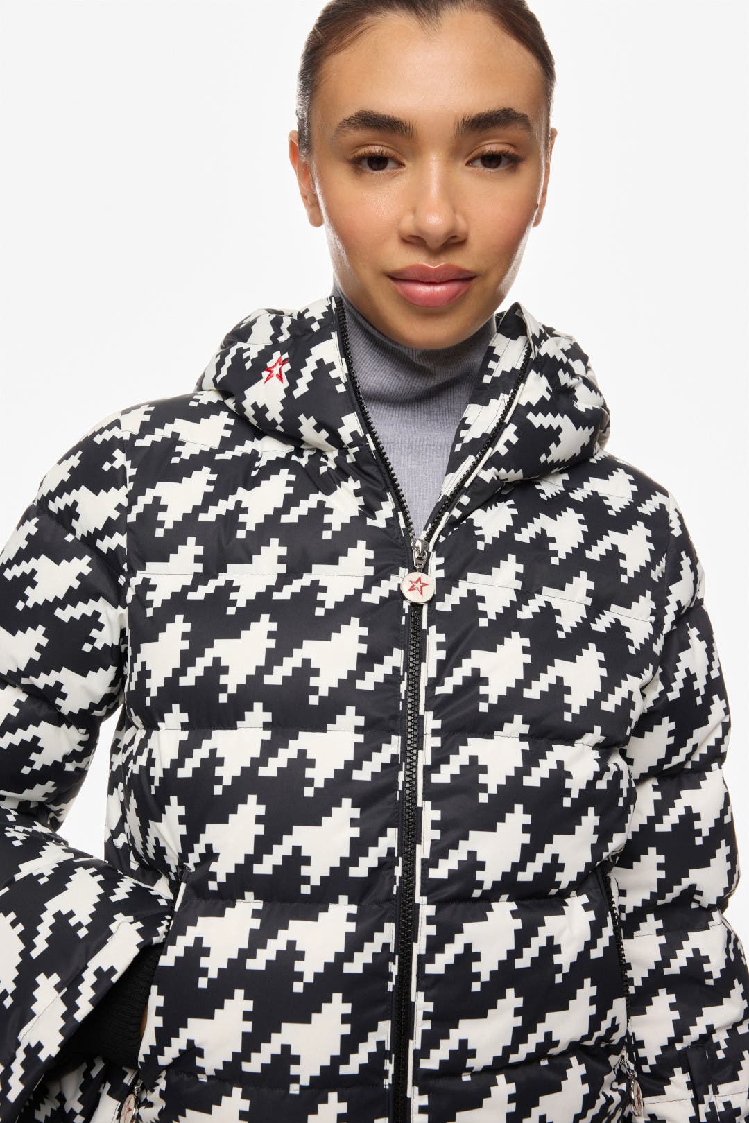 ジャケット・アウター PHENOMENON HOUNDSTOOTH STAND COLLAR JKT Moschino Houndstooth pattern stand collar jacket – magarchivio
