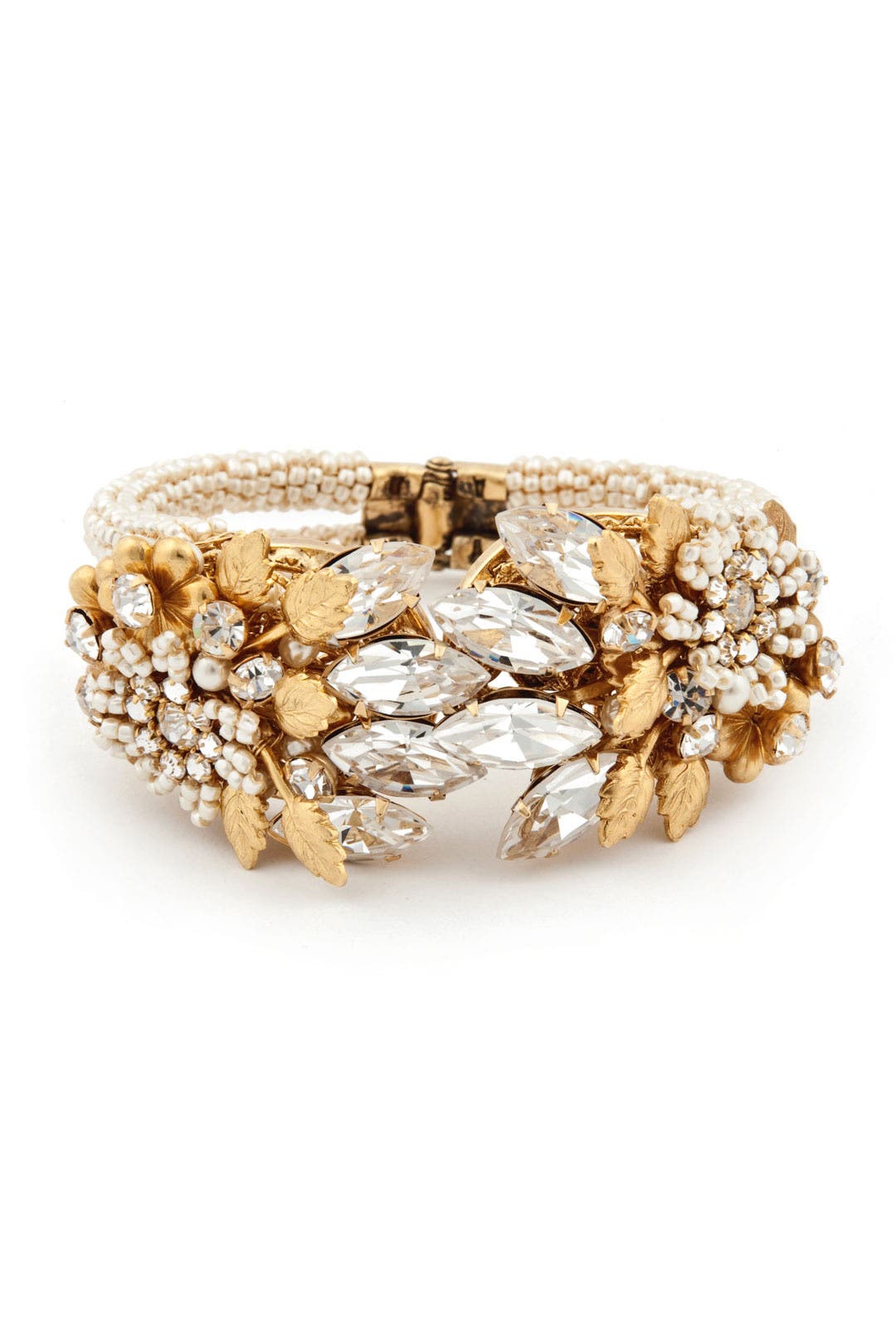 The Secret Garden Cuff by Miriam Haskell