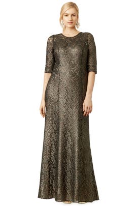 Full-Skirt Lace Bateau Neck Sleeveless Nylon/Polyester  Dress