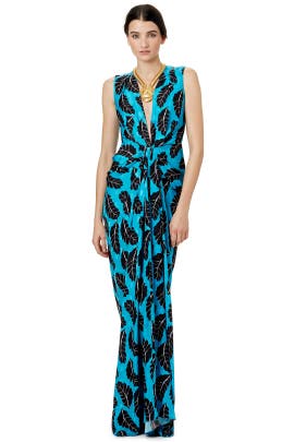 V-neck Sleeveless Acetate/Crepe/Polyester General Print Feathers  Dress