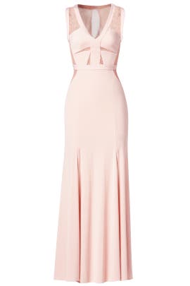 A-line V-neck Sleeveless Summer Lace Slit Banding Crepe/Polyester/Spandex  Dress