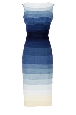 Bateau Neck Sleeveless Fitted Nylon/Rayon/Spandex Bandage Dress 
