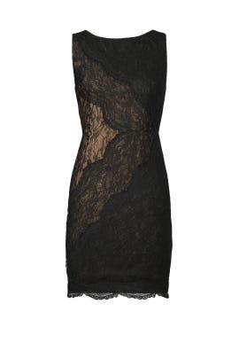 Lace Sleeveless Bateau Neck Cotton/Nylon/Rayon/Spandex  Dress