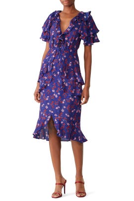 la maison talulah midi dress