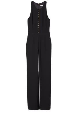 Crepe/Polyester Sleeveless Jumpsuit 