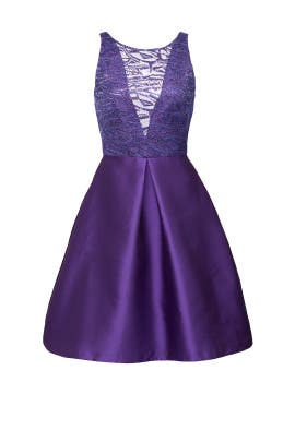 Faille/Polyester/Silk Full-Skirt Sleeveless  Dress