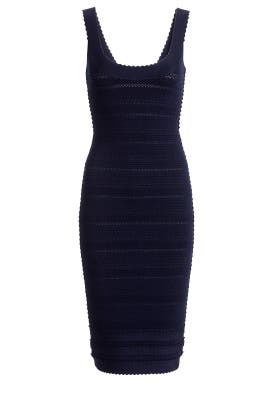 Scoop Neck Nylon/Rayon/Spandex Fitted Sleeveless Full Length Bandage Dress 