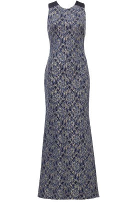 Polyester/Satin Sleeveless Fitted Lace  Dress