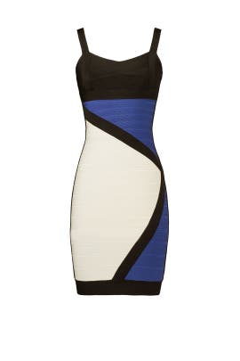 Fitted Colorblocking Sweetheart Nylon/Rayon/Spandex/Knit Sleeveless Bandage Dress/Party Dress 