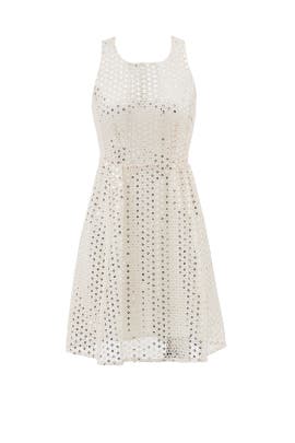 Full-Skirt Cotton/Crepe/Nylon/Silk Sleeveless  Dress