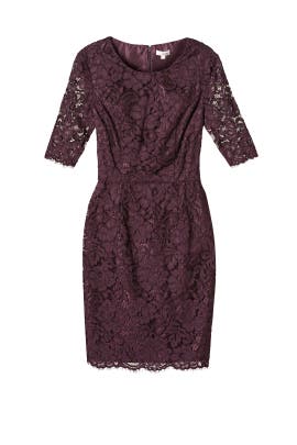 Lace  Cotton/Nylon/Rayon  Dress With a Bow(s)