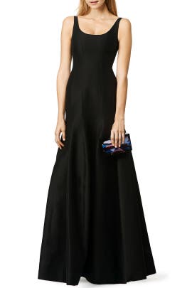 Mermaid Cotton/Faille/Silk Scoop Neck Sleeveless  Dress