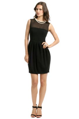 Acetate/Chiffon/Crepe/Polyester/Silk/Triacetate Pleated Lace  Sleeveless Full-Skirt  Dress With Pearls