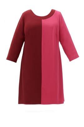 Shift Crepe/Elastane/Polyester  Dress