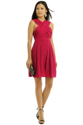 Summer Sleeveless Acetate/Crepe/Elastane/Viscose  Dress