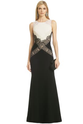 Lace Sleeveless Full-Skirt Chiffon/Polyester  Dress