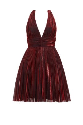 V-neck Full-Skirt Sleeveless Chiffon/Polyester  Dress